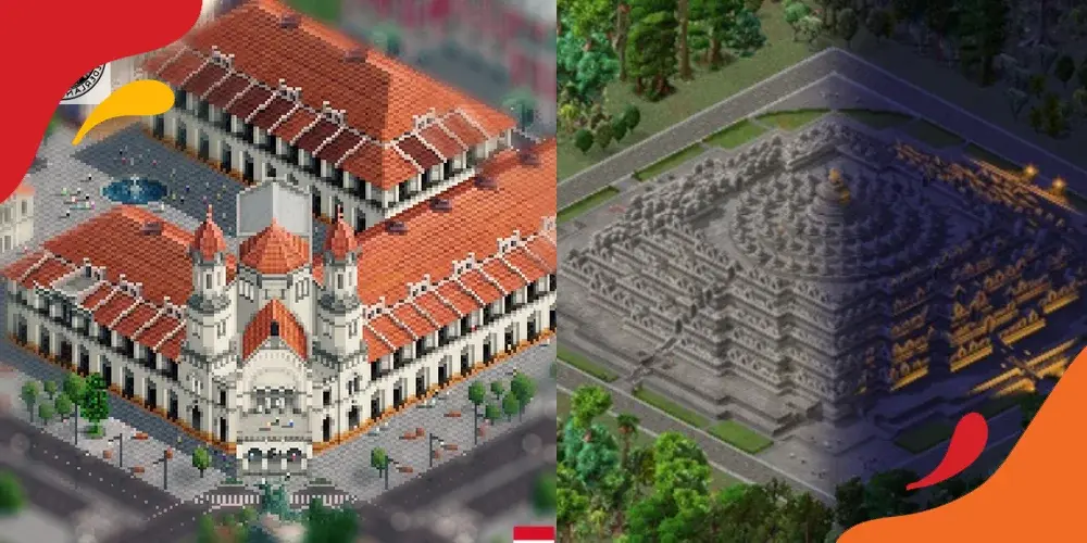 plugin theotown lawang sewu - borobudur